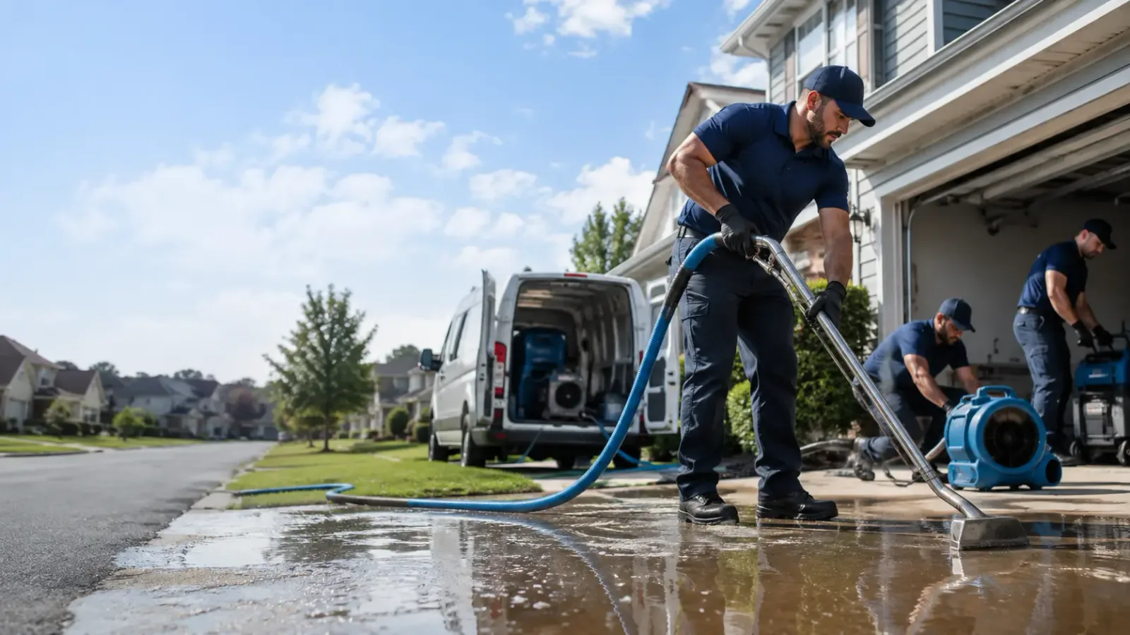 Flood Damage Restoration in March Air Reserve Base, CA